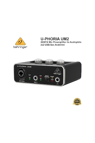 Behringer U-Phoria Um2 Usb Mikrofon Ses Kartı