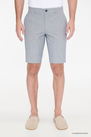 Ac&co Erkek Lacı Slim Fit Dar Kesim Yan Cepli Gofre Desenli Esnek Şort