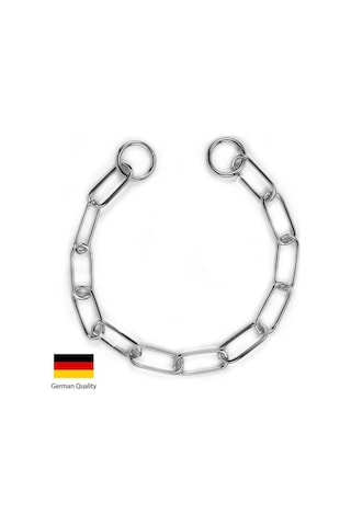 Köpek Boyun Tasması Uzun Halkalı Boğma Tasma 72 Cm Gri