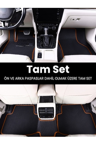 Jeep Renegade 2014-2020 Uyumlu Eva Paspas Tam Set Araca Özel,kolay Montaj,su Geçirmez 363