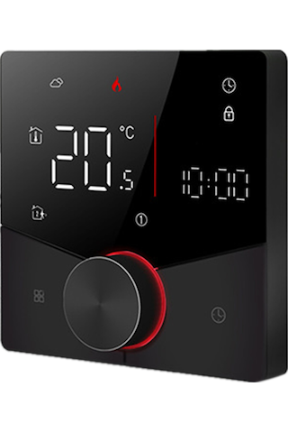 Padalink Ga Sıcaklık Kontrol Cihazı - Akıllı Wifi Termostat, Su Isıtma İçin 5a Kapasite, Siyah, Sabit Sıcaklık Regülatörü