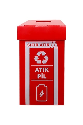 Atık Pil Toplama Kutusu Küçük 40x19x19 cm PP
