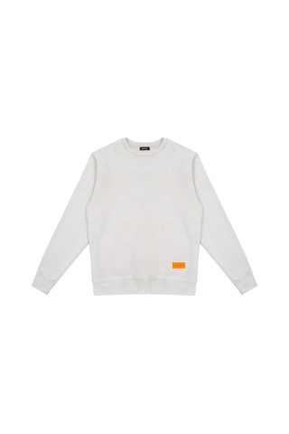 Beord Taş %100 Pamuk Bisiklet Yaka Sweatshirt Bss1-138
