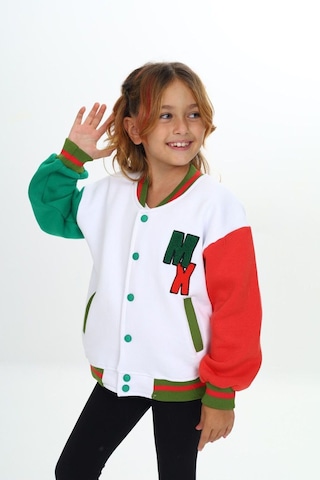 My Kids Wear Üç İplik Cepli Kolej Ceketler Haki