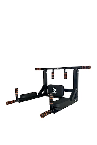 Hepitop 3'ü 1 Arada Çift Yönlü Barfiks Ve Dips Aleti, Siyah