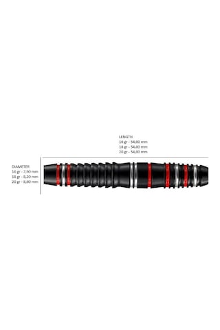 Harrows Fire High Grade Alloy Soft Tip Darts 20