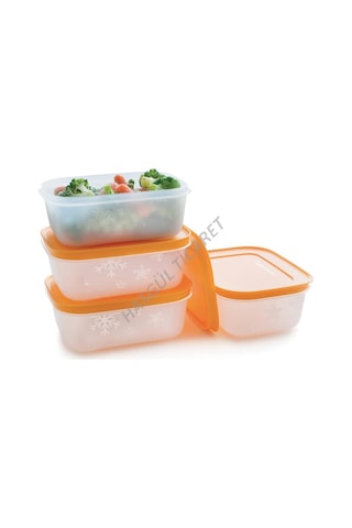 Tupperware Alaska Set 4'Lü 450 Ml Derin Dondurucu Buzluk Kabı Hsg N1140721