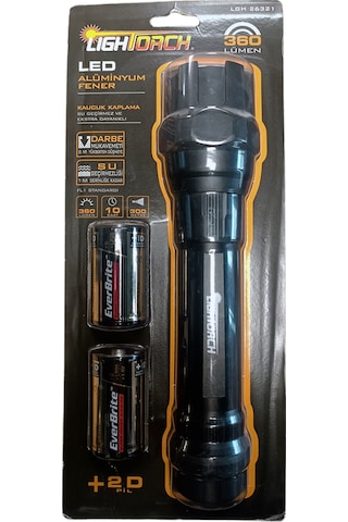 Lightorch Lt26321 Led Li El Feneri Siyah
