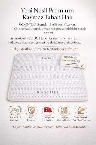 Yolluk Bej Yıkanabilir Leke Tutmaz Kaymaz Taban
