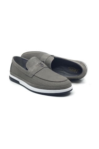 Lisans Sohes Lisans Shoes %100 Hakiki Deri Erkek Günlük Ortopedik Rahat Yazlık Ayakkabı Yeni Sezon 40-44 Füme Nubuk