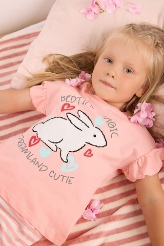 Defacto Fitilli 2li Açık Pembe Pijama Takımı Kız Bebek H9308a526smpn621 Pembe-pn621