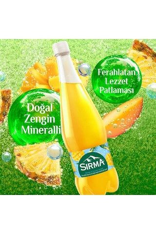 Sırma Mango & Ananas Aromalı C Vitaminli Doğal Maden Suyu 1 Lt X 6 Adet