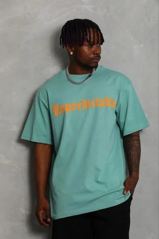 Yake Store Erkek Baskılı T-shirt Kısa Kol Bisiklet Yaka Regular Fit Rahat Kalıp Günlük Tişört - Mint Yeşili - Mint Yeşili Yeşil