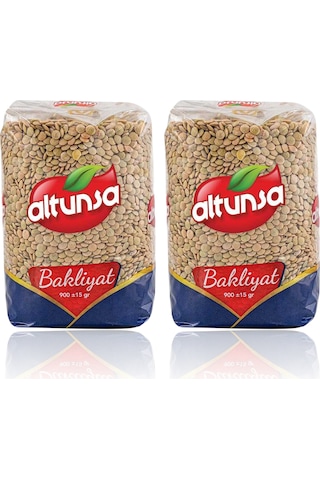 Altunsa Yeşil Mercimek Yerli 900 G x 2 Adet