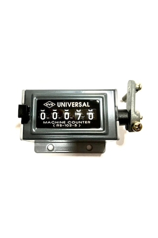 Universal Rs-102-5 V2 Lamalı Tuşlu Darbeli Turmetre Sayaç