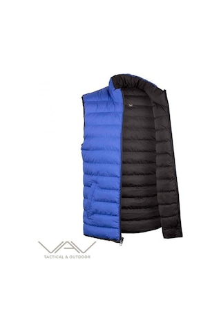 Vav Wesrıt 01 Çift Taraflı Yelek Mavi-siyah - Xl Mavi - Siyah
