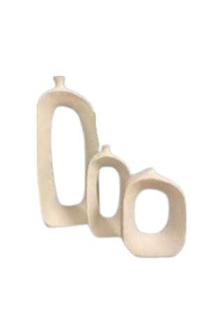 Üçlü Oval Vazo Set Vz258-1