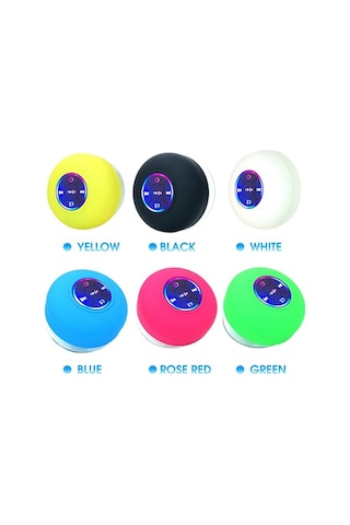 Fortunelane Ipx4 Su Geçirmez Banyo Hoparlörü, Bt 5.0, Sürekli Bağlantı, Kolaysız Arama, 3w Ses, Siyah