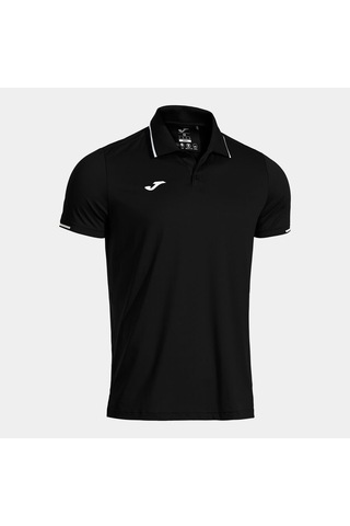 Joma Torneo Short Sleeve Polo Black Erkek Polo Yaka Siyah Tişört Siyah