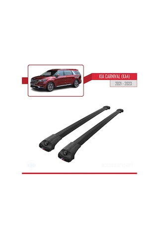 Kia Carnival Ka4 2021-2023 Arası İle Uyumlu Ace-1 Ara Atkı Tavan Barı Siyah