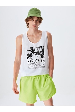 Ltb Beli Bağlama Detaylı Basıc Yeşil Deniz Şort (550609575)