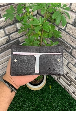 Guard Kahverengi Patlı Tasarım Hakiki Deri Kartlık Erkek / Kadın P5239 Kahverengi