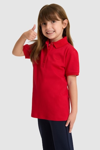 U.s. Polo Assn. Kız Çocuk Kırmızı Tişört Basic 50328218-vr030 Kirmizi