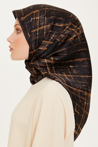 Armine İpek Eşarp 2025 Kış - 9258-02 Sura - Siyah