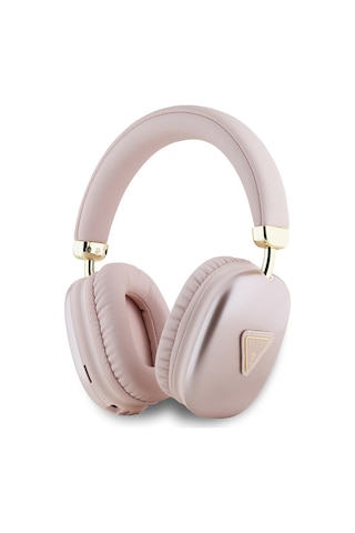 Guess Lisanslı Pu Metal Üçgen Logolu Bluetooth 5.3 Kulak Üstü Kulaklık