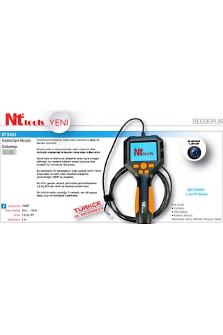 Nttools Dijital Endüstriyel Endoskopi Kamerası