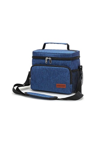 Yalıtımlı Öğle Yemeği Çantası, Büyük Kapasiteli, Dış Mekan Kullanımı İçin Taşınabilir Öğle Yemeği Kutusu, Ofis Çalışanları İçin Pirinçli Taşınabilir Öğle Yemeği Çantası Çok Renkli