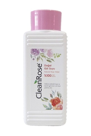 Clean Rose Doğal Gül Suyu Pet Şişe 400 ML Clean Rose Doğal Gül Suyu Pet Şişe 400 ML