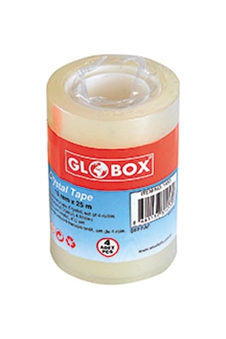 Globox Şeffaf Bant 19X25 4 Lü