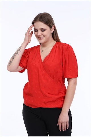 Vatkalı Pile Detay Anvelop Bluz (503093307)