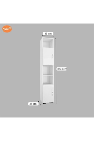 Mutfak Dolabı Banyo Dolabı Ofis Dolabı Çok Amaçlı Dolap Kitaplık Beyaz
