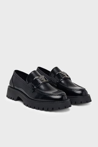 Guess Gorizia 4g Logolu Loafer Ayakkabı Fmfgorlea14 Erkek Ayakkabı Fmfgor Lea14 Black Siyah