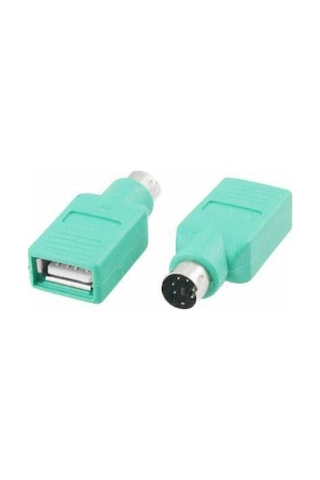 Usb Adaptörü Ps2 Ye Dönüştüren Konnektör Klavye Ve Mause Için Ps2