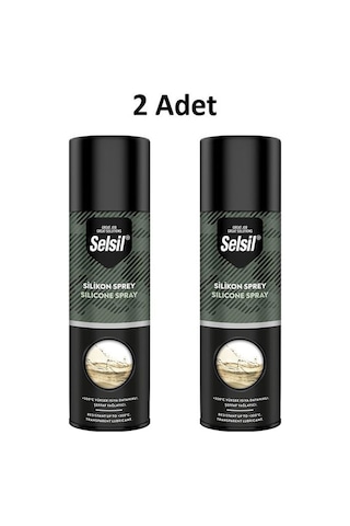 Selsil Silikon Sprey 200 Ml 2 Adet