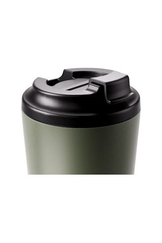 Made By Fressko Grande Boy Paslanmaz Çelik Çift Duvar Yeniden Kullanılabilir Kahve Bardağı, Termos, Yalıtımlı Termal Kupa, 475 Ml Khaki - Haki