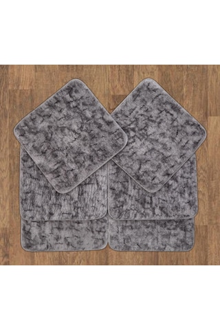 My Evilla Sandaliye Minderi 6'Lı 40 X 40 Gri 1010