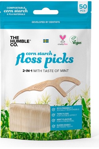 The Humble Co. Floss Picks Kürdanlı Nane Aromalı Diş İpi 50'li