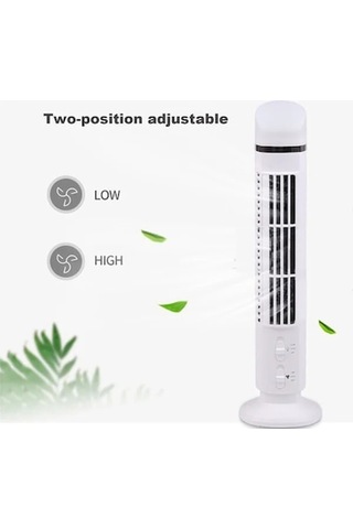 Ebitda 15 Mini 360 Kule Vantilatör - 2 Hız Seçimi - Siyah-beyaz - Dikey Vant. İçin Mükemmel Hava Dağıtımı