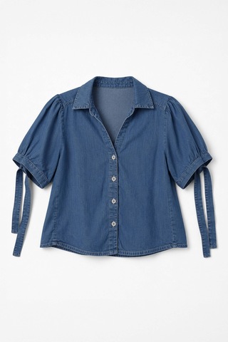 Blue White Kadın Mavi Tencel Kumaş İnce Rahat İkili Takım