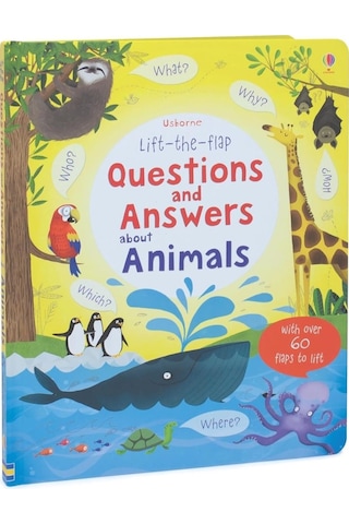 Penguin Books Lift-the-flap Questions and Answers About Animals Board Book Katie Daynes