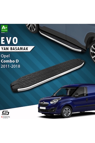 S-dizayn Opel Combo D Evo Krom Yan Basamak 193 Cm 2011-2018