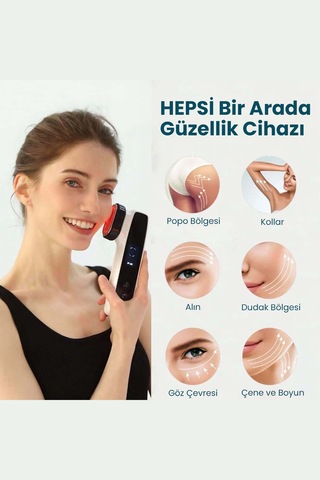 Robo 9 Özellikli Şarjlı Cilt Germe Ve Gençleştirme Cihazı