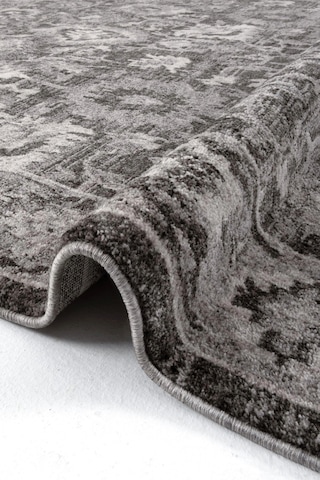 Hoom Rugs Etro 2704 Gri Vintage Desenli Salon Halısı