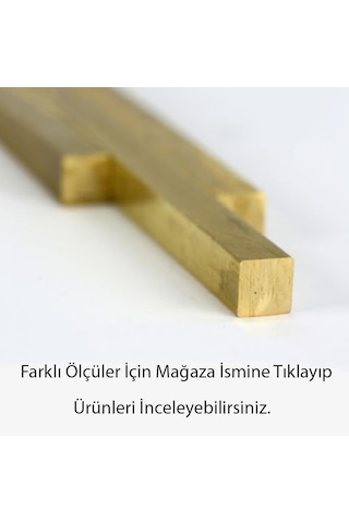 Pirinç Kare Çubuk Bar 4-5-6-8-10-15-20 Mm 487466910