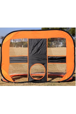 Homyl Çocuklar Taşınabilir Futbol Gol Mini Kapısı Açık Turuncu