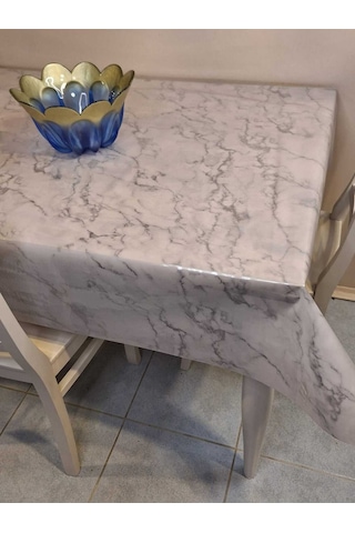 Şeffaf 0.018 Mm Pvc Muşamba - Desenli Silinebilir Şeffaf Masa Örtüsü 16ns39 Şeffaf